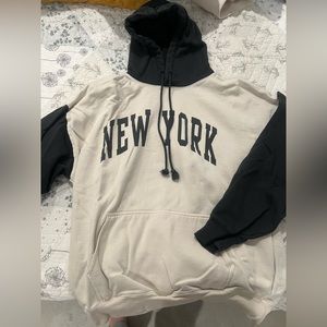 Pacsun 2 tone hoodie
